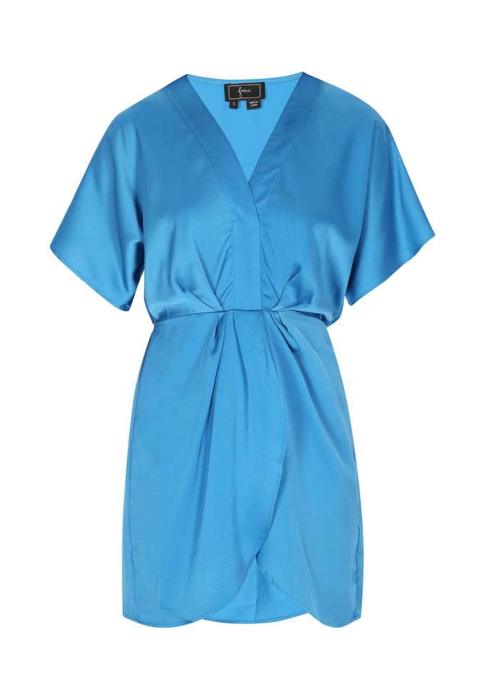 Faina Jurk Dames blauw