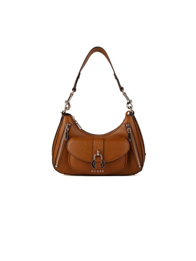 GUESS schoudertas Jessa Shoulder Bag Caramel bruine