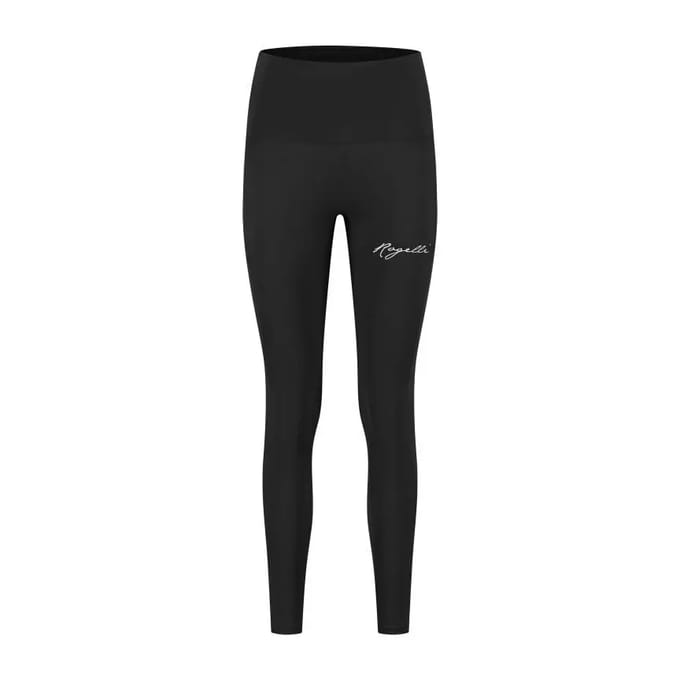 Rogelli Essential Dames Lange Hardloopbroek - Hoge Tailleband - Zwart