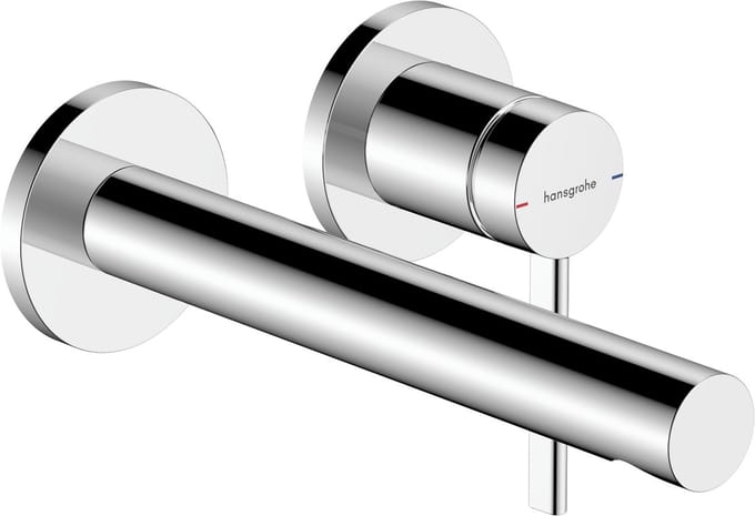 hansgrohe Zesis S ééngreeps inbouw wastafelmengkraan met voorsprong 19,4 cm chroom