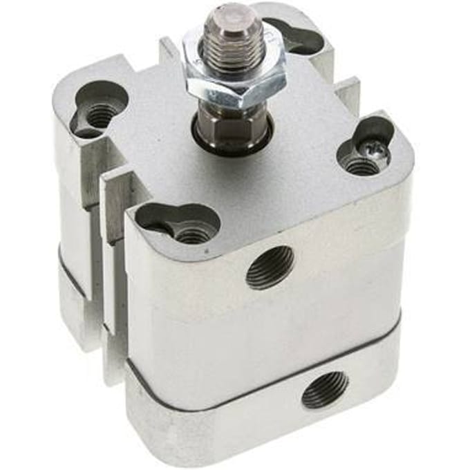 ISO 21287 Compacte Dubbelwerkende Cilinder 32-10mm - Magnetisch - Mannelijke Stang