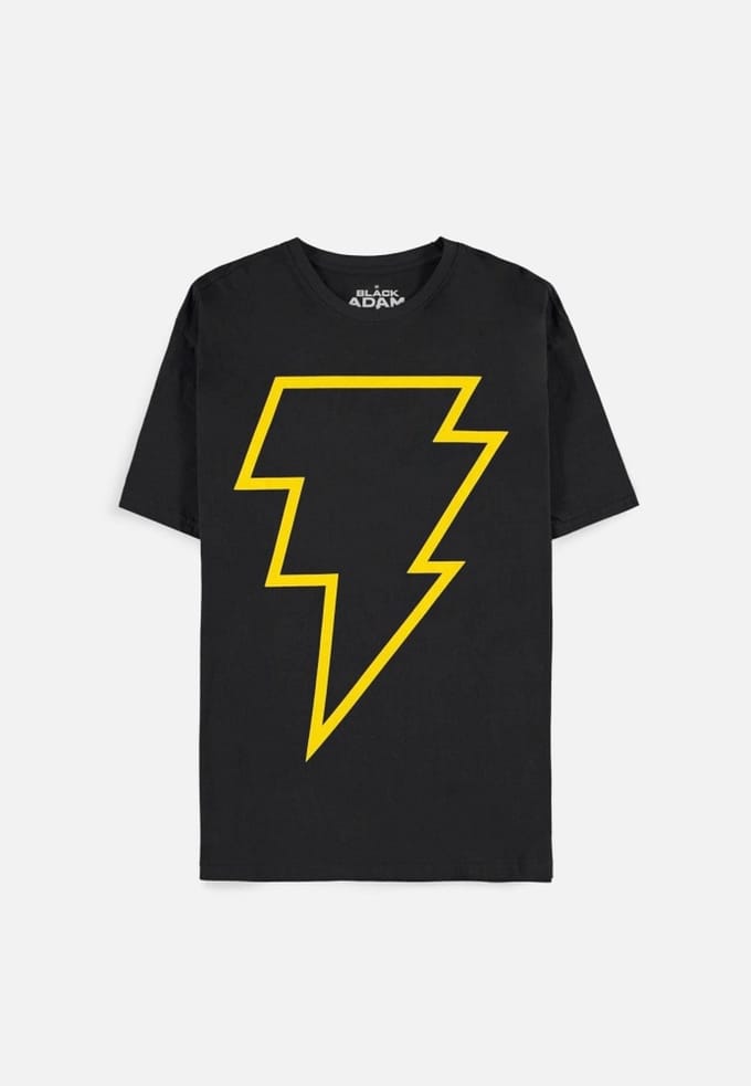 DC Comics Black Adam Heren Tshirt -S- Graphic Art Bolt Zwart