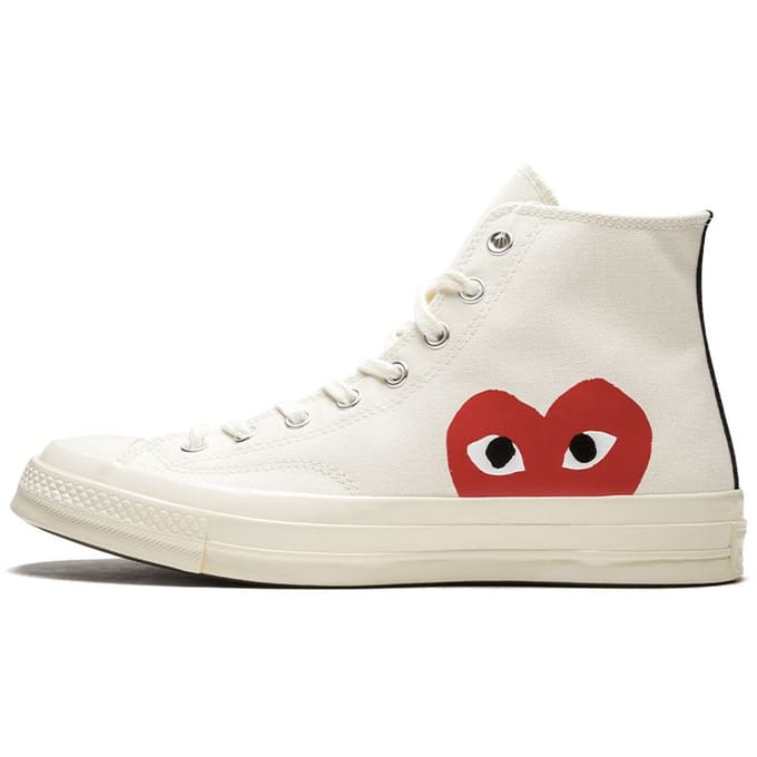 Comme des Garçons Play x Converse Chuck 70 High 'Milk' 42.5 white