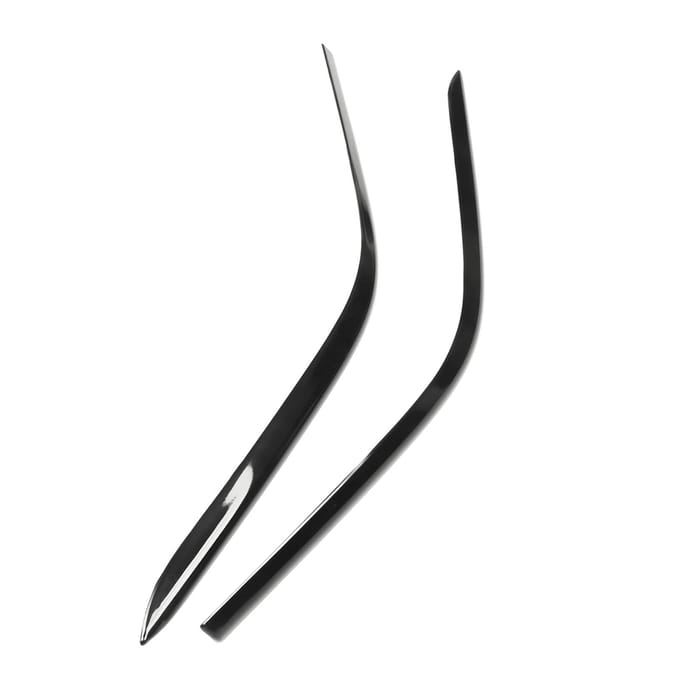 2 stuks Voorbumper Mistlamp Trim Zelfklevend ABS Plastic Stijlvol Design voor CR?Vanaf 2023 black