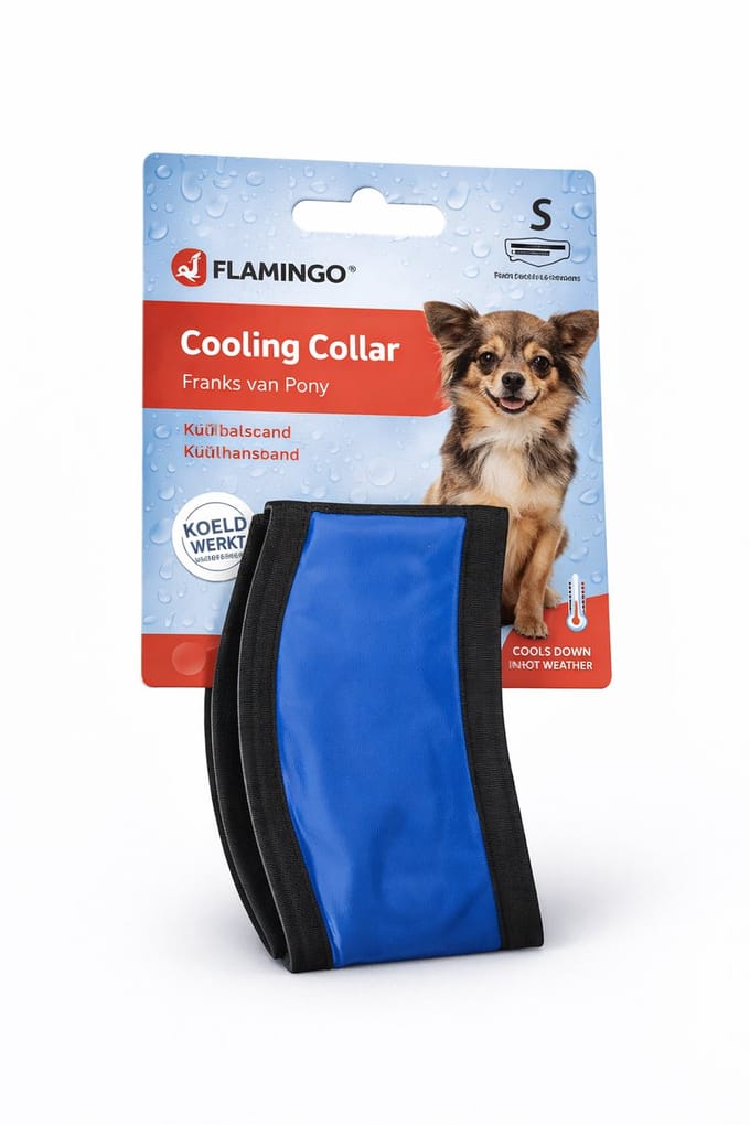 Flamingo cooling collar maat S