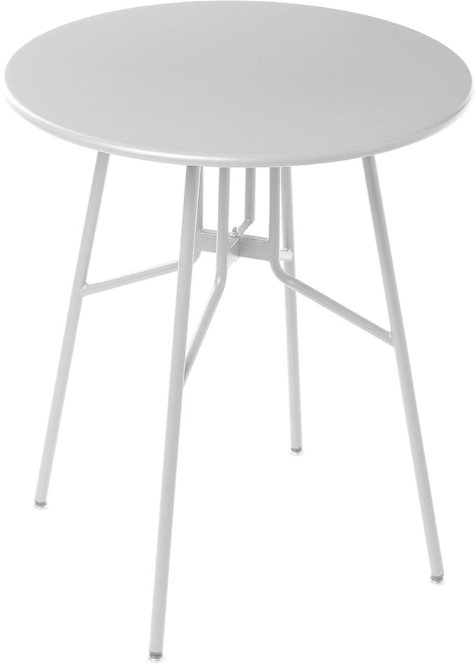ANCONA - Tuintafel - Grijs - 90 cm - Aluminium