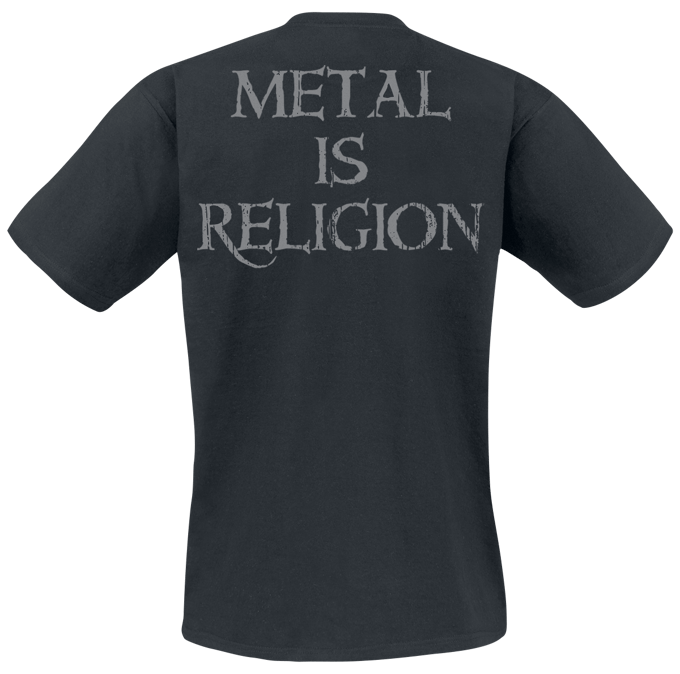 Powerwolf T-shirt - Crest - Metal Is Religion - S tot M - zwart