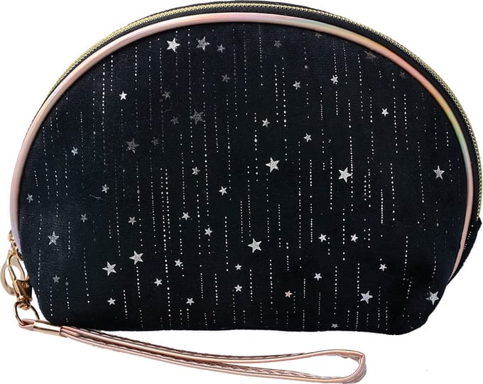 Juleeze Toilettas Dames 22x8x14 cm Zwart Polyester