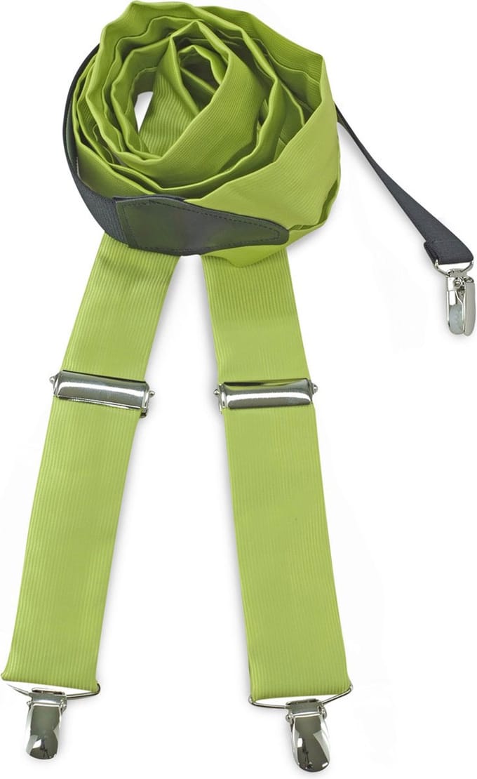 JB Collection - Bretels - bretels polyester stof limegroen repp - limegroen