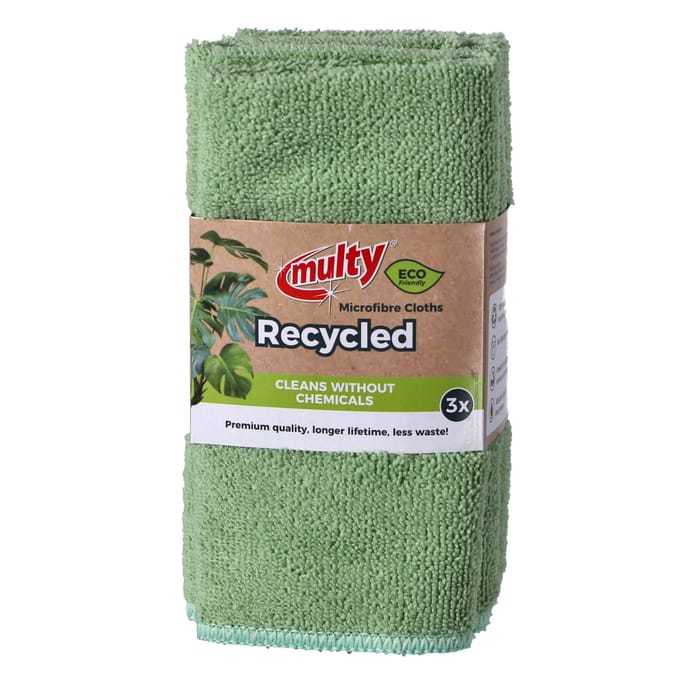 Multy - Microvezeldoeken - 3 Stuks - Gerecycled