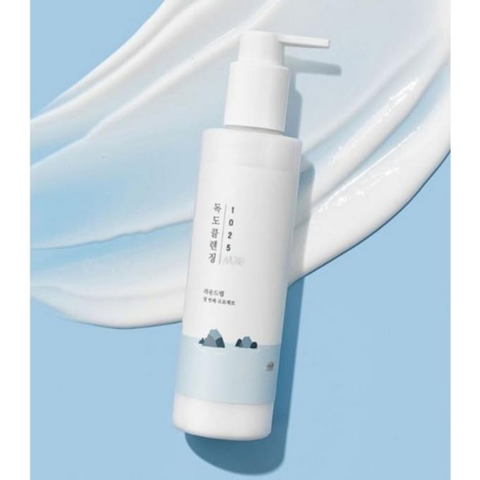ROUND LAB 1025 Dokdo Lait Nettoyant Doux Hydratant Démaquillant 200ml 1 Pack (200ml)
