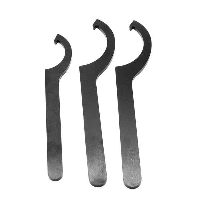 Coilover Shocks Verstelbare Sleutel Gereedschap Stalen Sleutelsleutels (Set van 3) zwart
