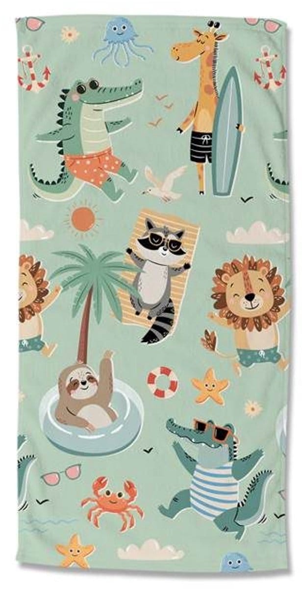Good Morning Soleil Strandlaken - 75x150 cm - Green