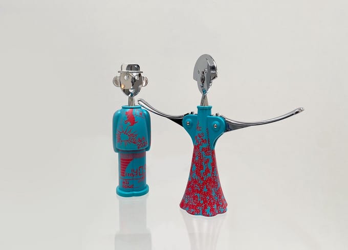 Alessi Kurkentrekker-Set-Special-Edition-Liquid-Anna-&-Sandro