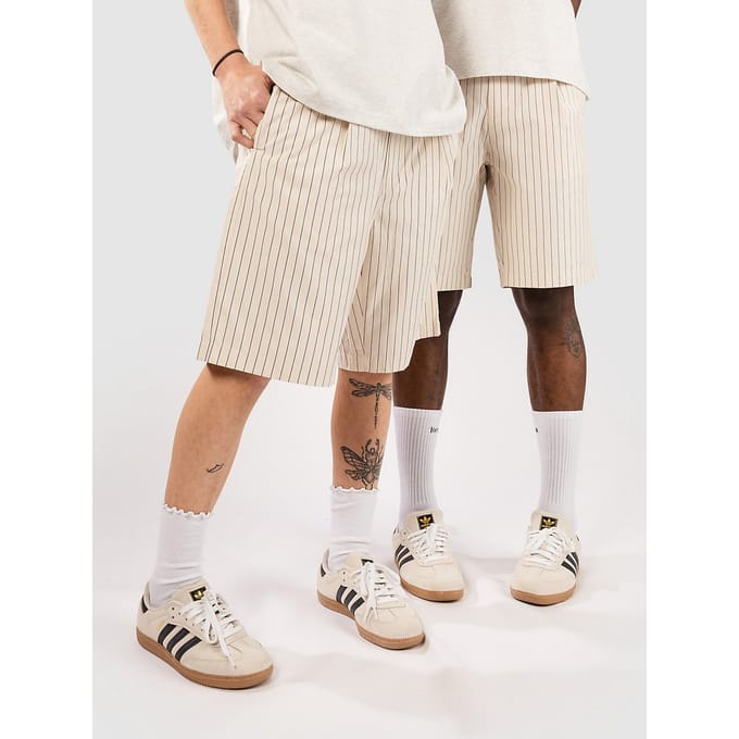 Solid SDALANN STRIPE Korte Broek wit