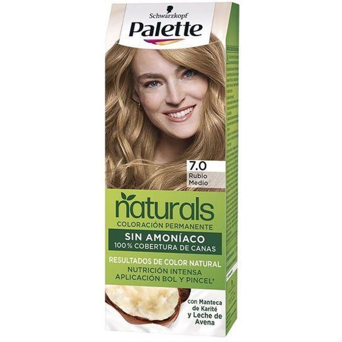 Teinture NATURAL PALETTE #7.0-blond moyen 1 u