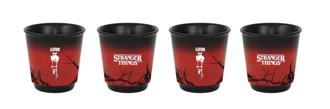 Bialetti Stranger Things - Set van 4 espressokopjes - 80ml - met Magic effect