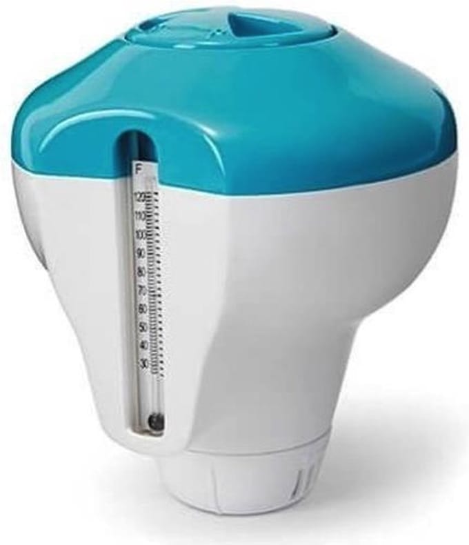 Intex 2-in-1 Chloordrijver en thermometer