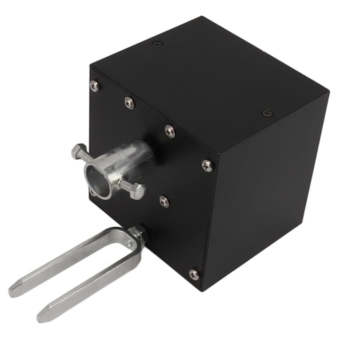 Aluminium Grillmotor met Hoog Koppel 70KG Belasting Dubbel Doel Grillmotor met 1,5m USB-kabel gray