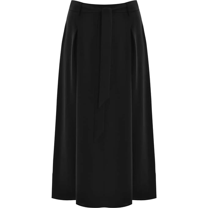 Vrouwelijke crêpe rok Mat Fashion Αirwashed