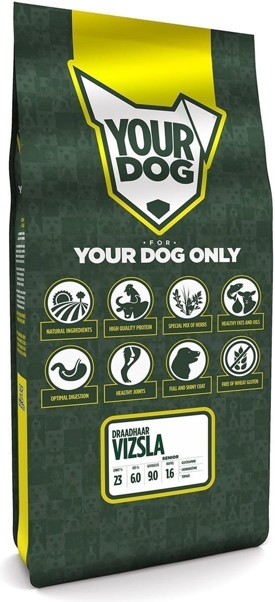Yourdog Vizsla draadhaar - Hondenbrokken - Senior - 12 kg