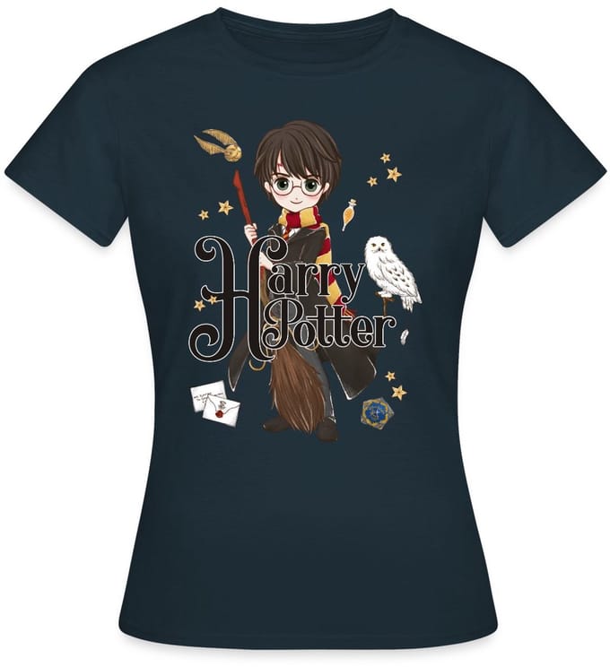 Harry Potter Onderdelen T-Shirt Dames
