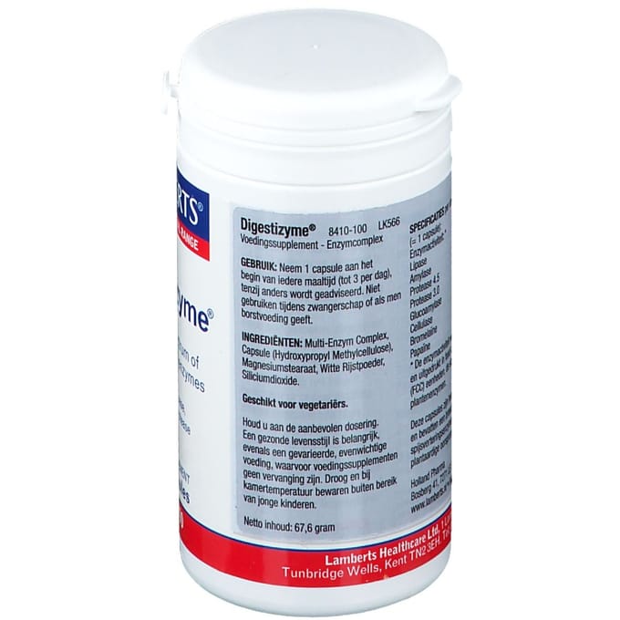 Lamberts Digestizyme - 100 capsules