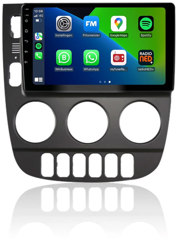 CarPlay autoradio geschikt voor Mercedes ML | 1999 t/m 2004 | Android 13 | Draadloos Apple CarPlay & Android Auto | 2GB + 32GB | 8-Core processor | Davilon | 2025 model | 1999 2000 2001 2002 2003 2004 | Bluetooth & Wifi