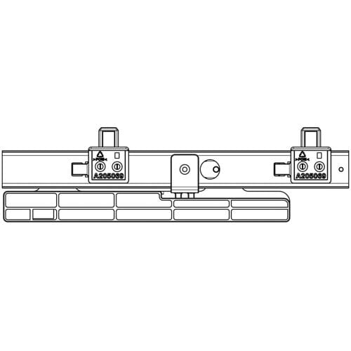 AEG geleidingsrail, set, links, L=250mm 140200009029