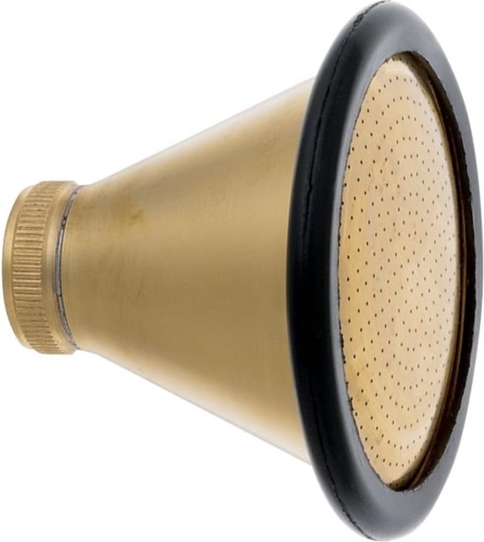 GEKA Plus Sproeikop 110 mm. met rubber beschermrand - Aluminium - 3/4" binnendraad - Broeskop