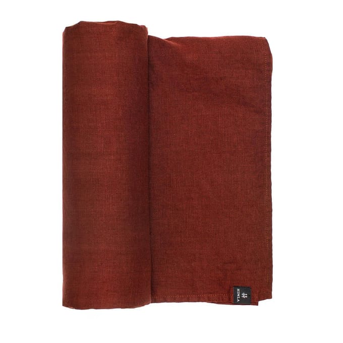 Himla Sunshine linnen Tafelkleed lingonberry - 145 x 250 cm