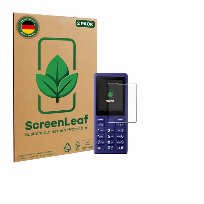 2 Stuks Screenprotector voor HMD 102 4G - Hoogwaardige Beschermfolie transparant