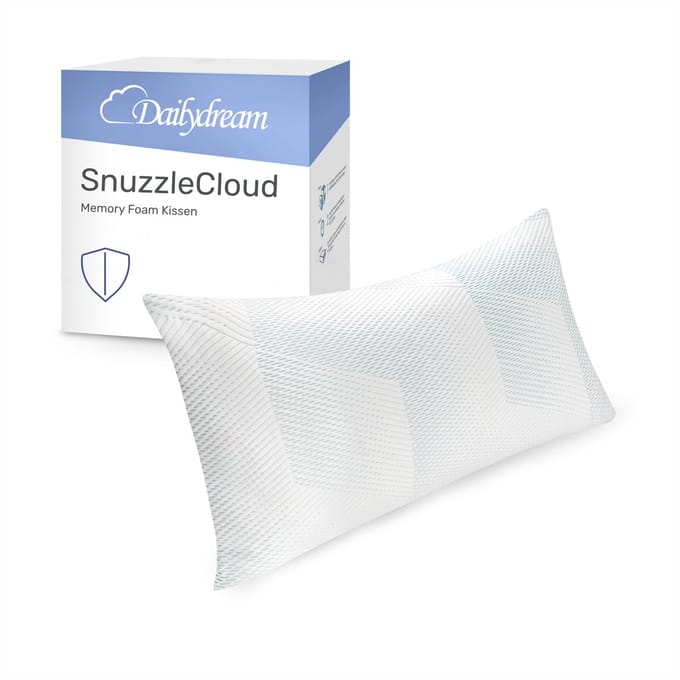 Ergonomisch kussen SnuzzleCloud, 80x40x20 cm, wit