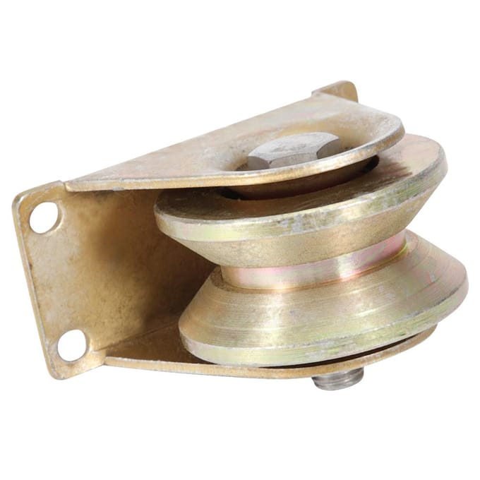2 Stuks 60mm Diameter Schuifpoortrol Staal V-Type Wiel Rail voor Schuifdeur