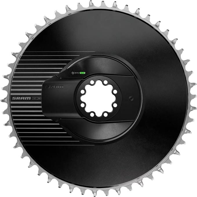 Sram Red E1 Axs Dm Kettingblad Met Vermogensmeter Zwart,Zilver 46/33t