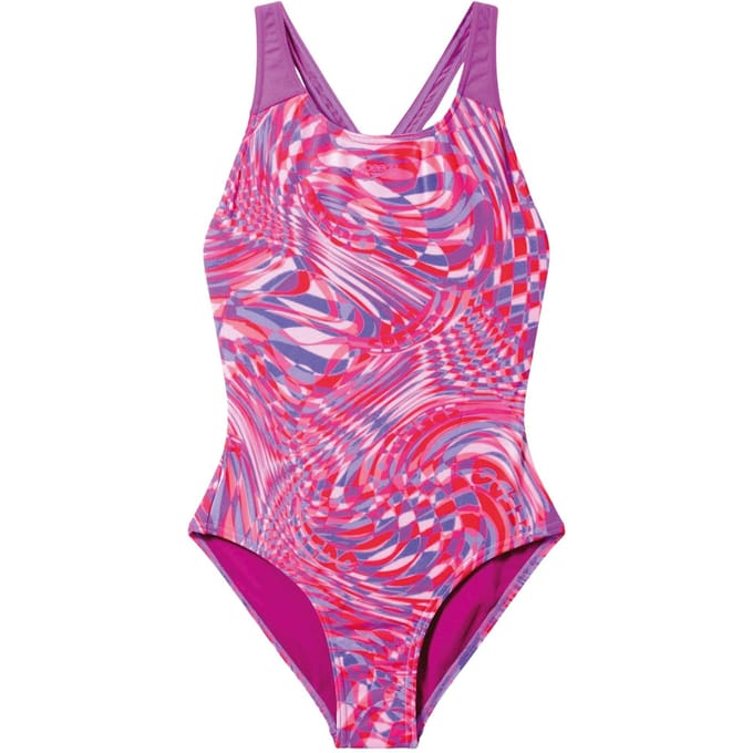 Speedo END+ Digital Allover Splashback Badpak Meisjes