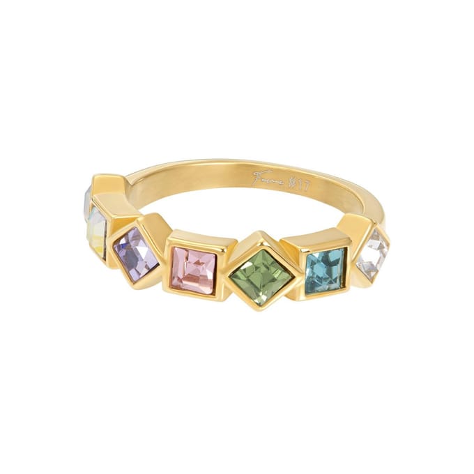 Fame-Flourish-Goudkleurig-Dames Ring