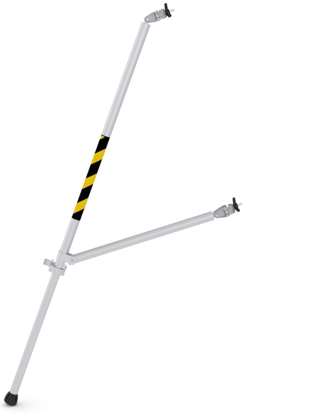 Wixor | telescopische stabilisator 230 cm | steigeronderdeel | rolsteiger | uitschuifbaar | steiger | universeel