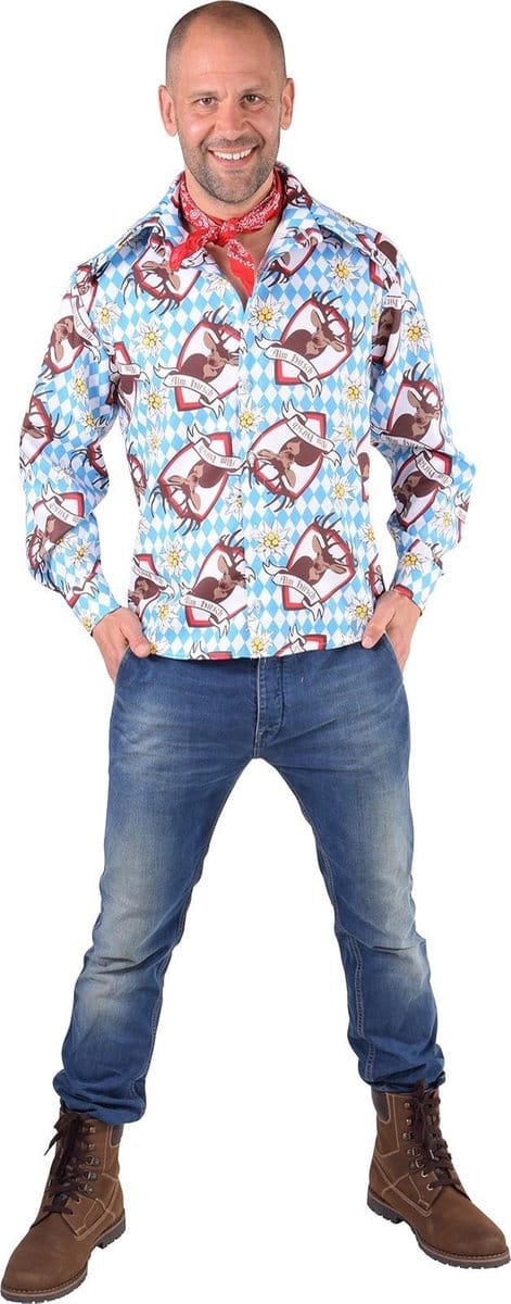 Hippie overhemd blouse smileys