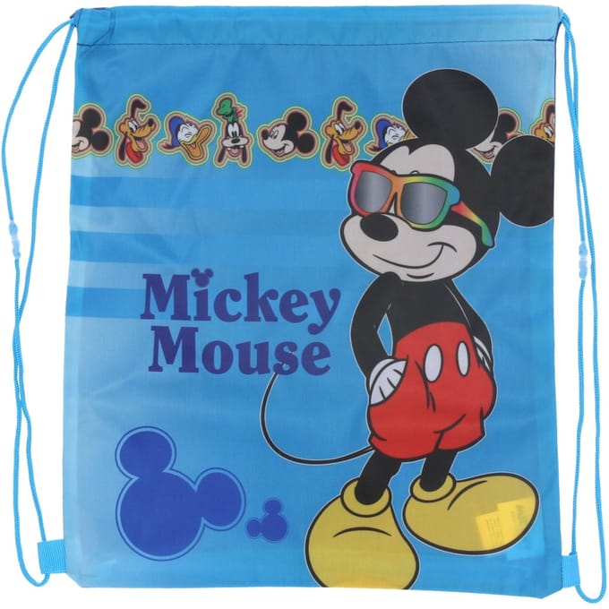 Mickey Mouse Gymtas - Zwemtas - 40 cm - Blauw - Voor Kinderen