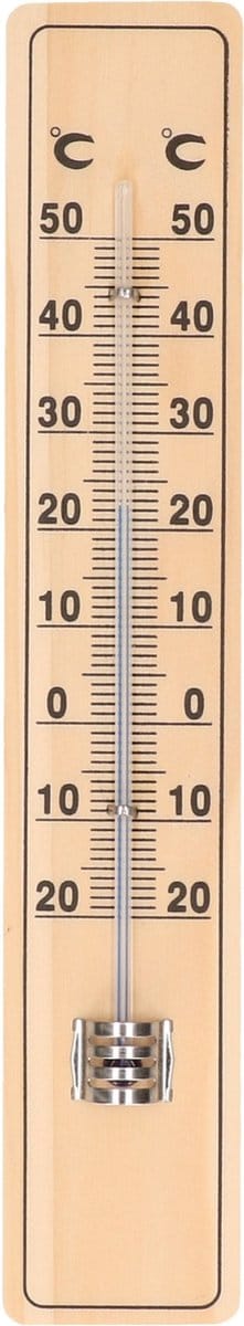 Hendrik Jan - Buitenthermometer - Min/Max - Beukenhout - 20 cm