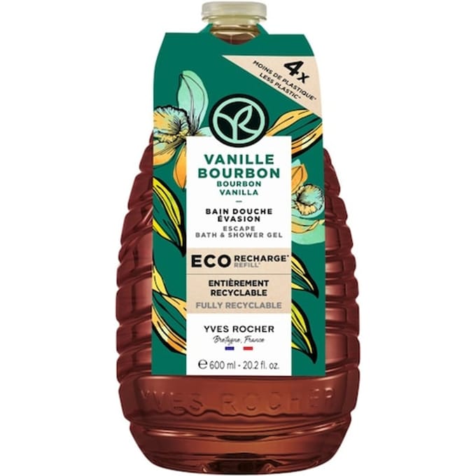 Yves Rocher Bourbon Vanilla Escape Bad- en Douchegel Dames 600 ml