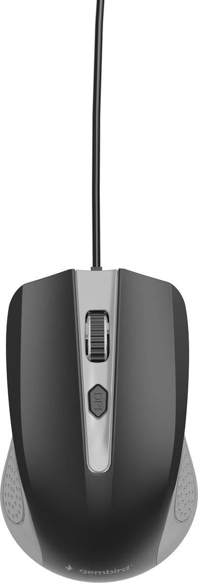 Gembird Wired optical mouse 4B-01 - Muis - Optisch - 4 knoppen - Zwart