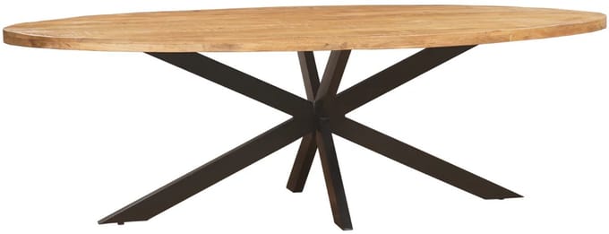 Eettafel ovaal - mango hout - 200cm