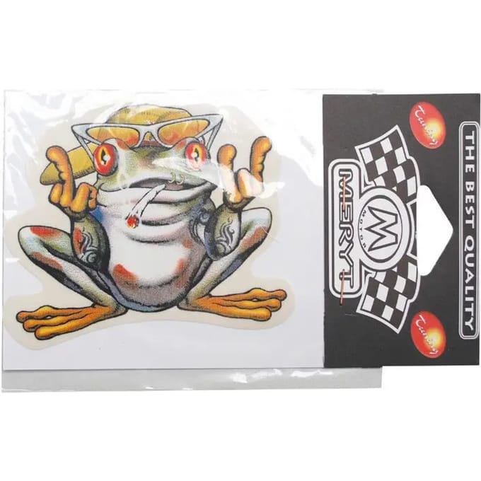 Motorfiets stickers Meryt Dessin Frogec Petd