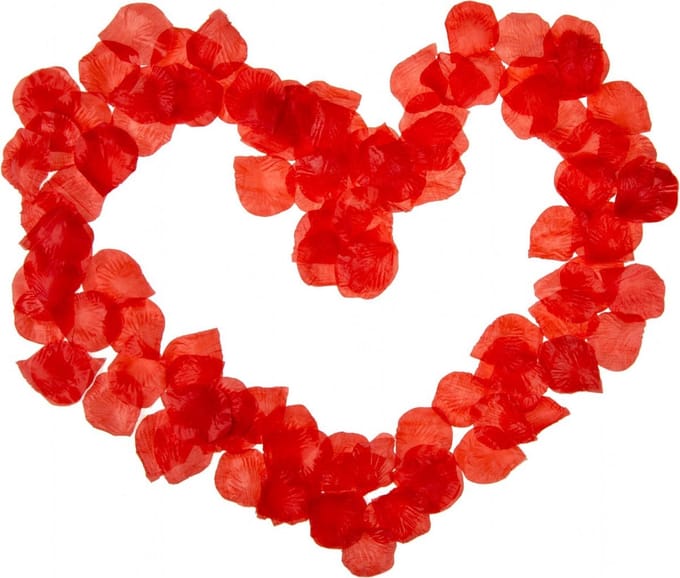 Scoby - Rozenblaadjes - Valentijn - Romantisch - 200 Stuks - Rood