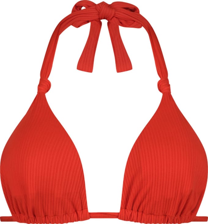 Beachlife Fiery Red triangel bikinitop