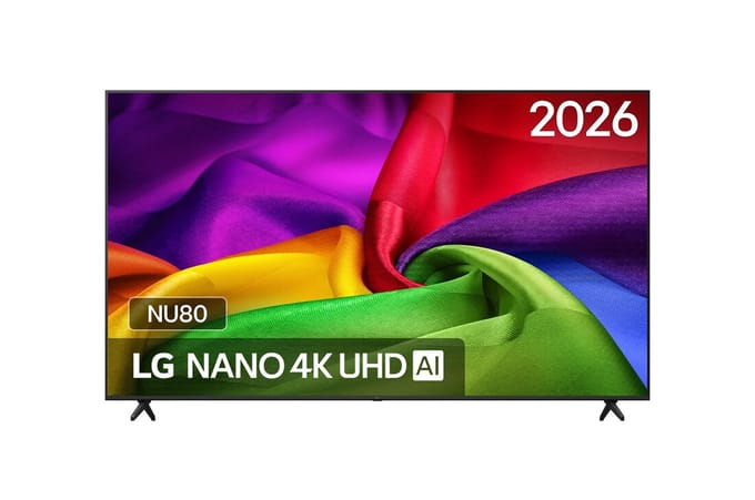 85 inch LG NANO 4K UHD AI NU80 Smart TV 2026 - 85NU800B6LA