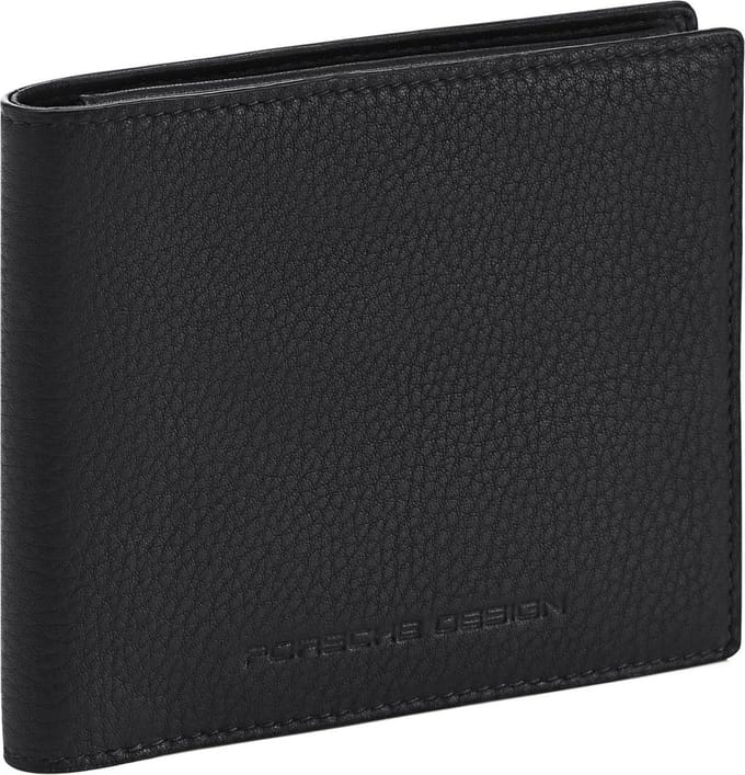PORSCHE DESIGN Leren Kaarthoes Business Billfold 10 W Black Zwart