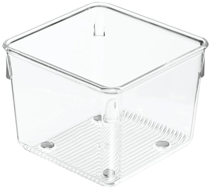 iDesign Ladebakjes transparant 8 cm hoog - 52730EU - Nestbaar
